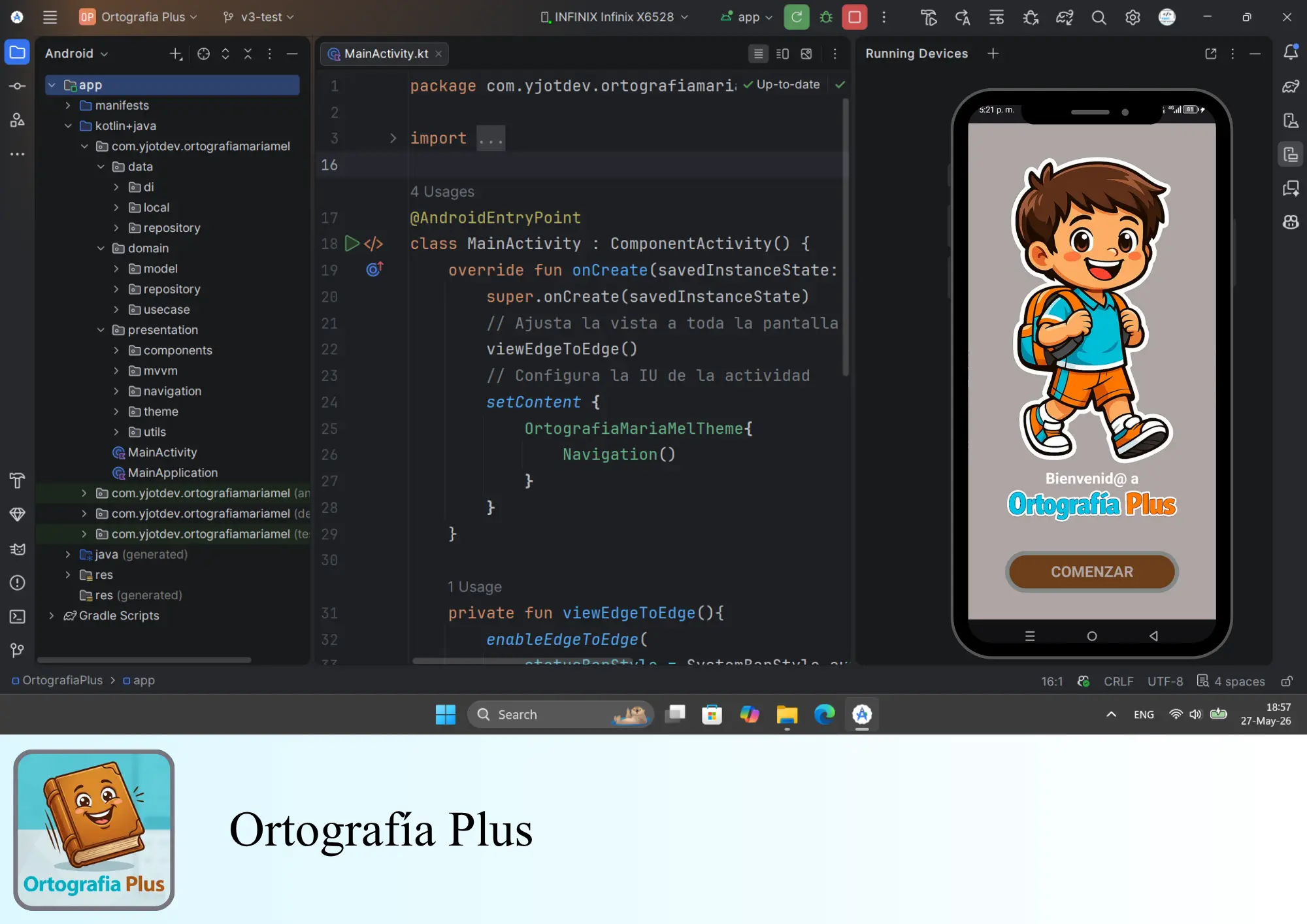 Gamificación sobre ortografía