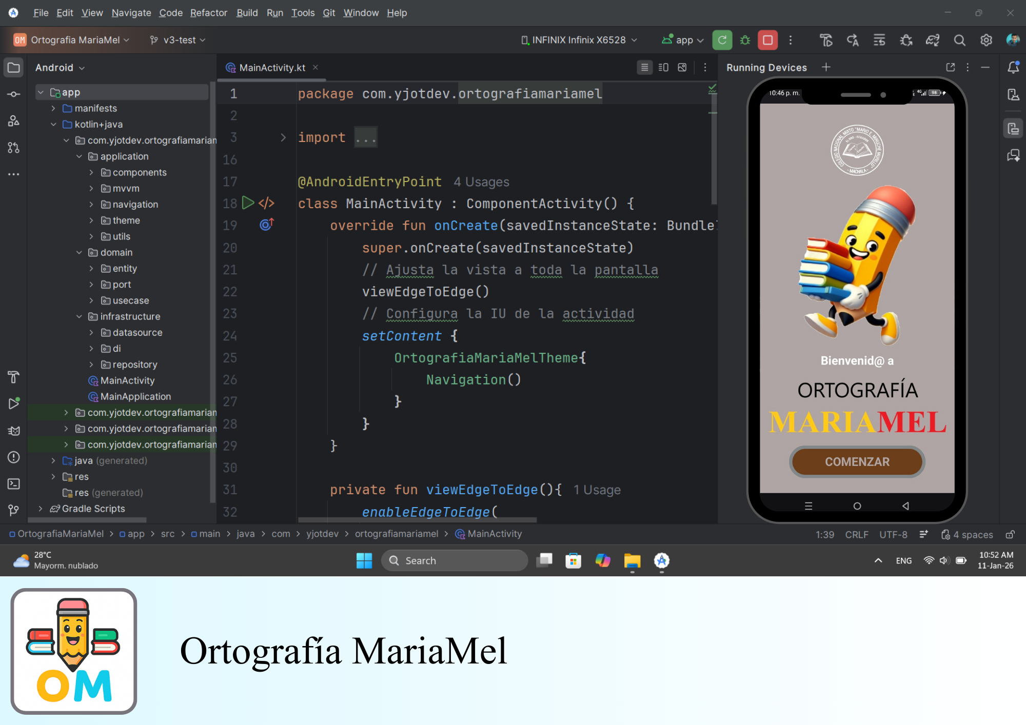 Gamificación sobre ortografía
