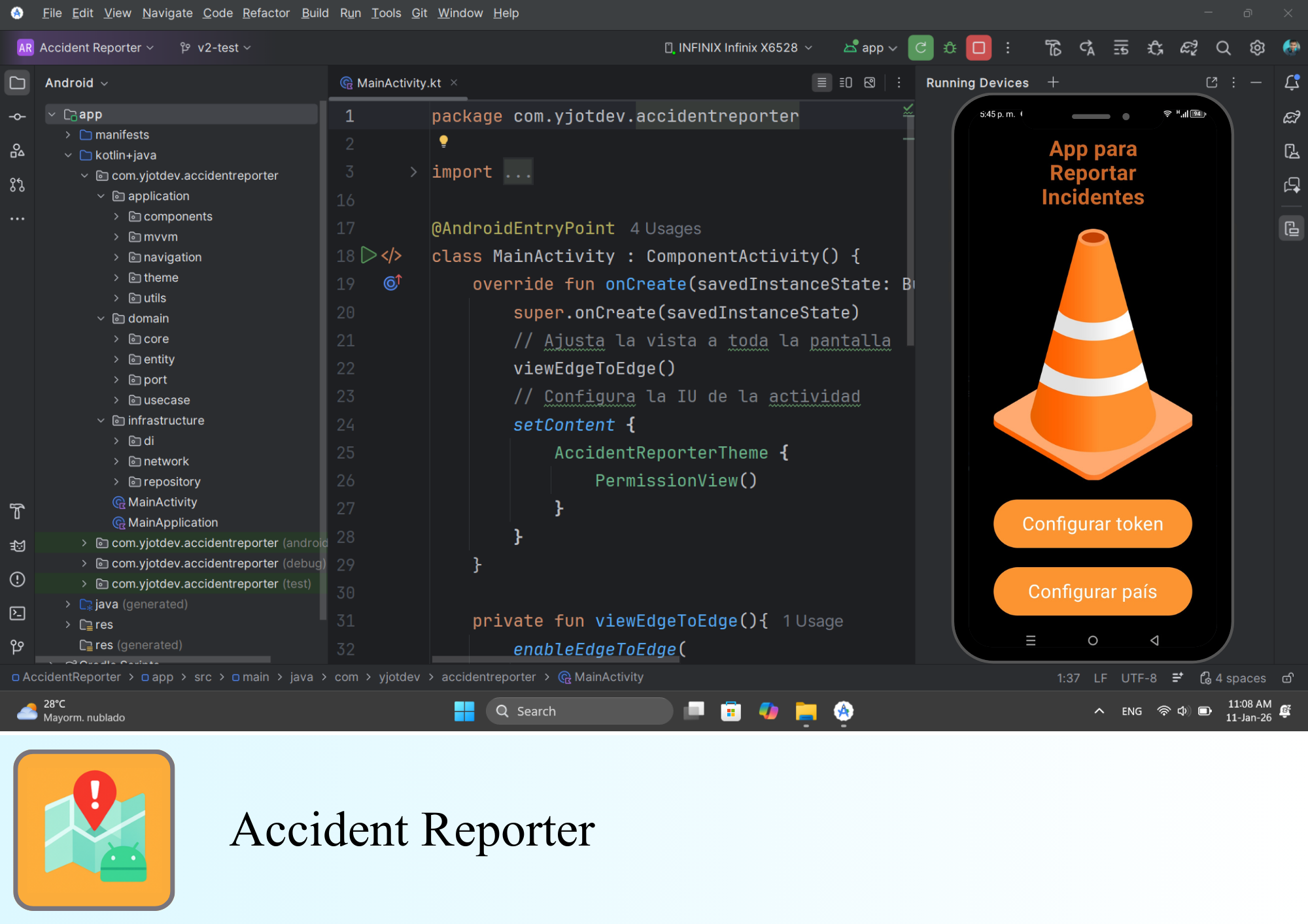 Reportero de incidentes